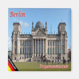 zDE074 BERLIN REICHSTAG GEBÄUDE Deutschland, Kühls Magnet