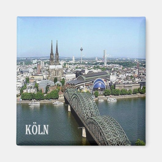 zDE078 KÖLN COLONIA Deutschland, Kühlschrank Magnet (Vorne)