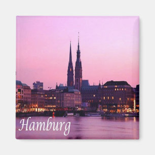 zDE084 HAMBURG, Deutschland Kühlschrank, Magnet