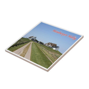 zDE085 HAMBURGER HOLM Frisische Inseln, Fliese