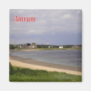 zDE091 AMRUM shor Friese Germany, Kühlschrank Magnet