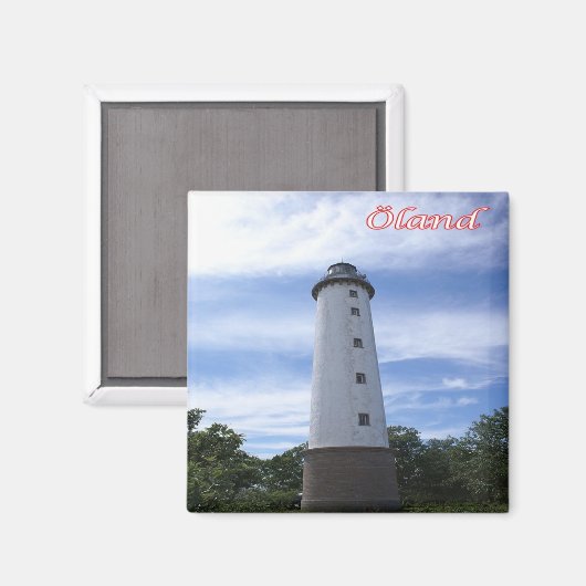 zDE096 ÖLAND LIGHTHOUSE Frieser Inseln, Kühlschran Magnet (Vorderseite/Rückseite)