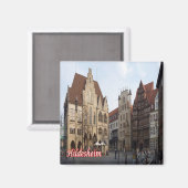 zDE098 HILDESHEIM Deutschland, Kühlschrank Magnet (Vorderseite/Rückseite)