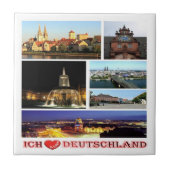 zDE099 DEUTSCHLAND I LIEBE, Fliese (Vorderseite)