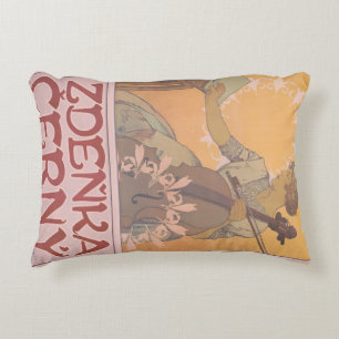 Zdenka Cerny Poster von Alphonse Mucha Dekokissen