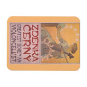 Zdenka Cerny Poster von Alphonse Mucha Magnet (Horizontal)
