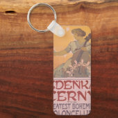 Zdenka Cerny Poster von Alphonse Mucha Schlüsselanhänger (Vorderseite)