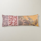 Zdenka Cerny Poster von Alphonse Mucha Seitenschläferkissen (Rückseite)