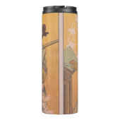 Zdenka Cerny Poster von Alphonse Mucha Thermosbecher (Rückseite)