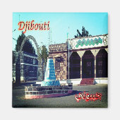 zDJ005 DIKHIL, Bernard Square, Djibouti, Kühlschra Magnet (Vorne)