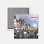 zDK005 Kopenhagen Dänemark - Kühlschrank Magnet (Vorderseite/Rückseite)