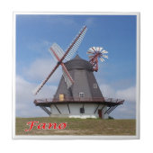 zDK008 FANO LIGHTHOUSE Frisian Islands, Fliese (Vorderseite)