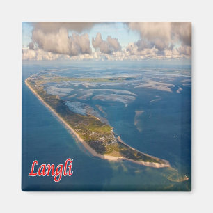 zDK012 LANGLI Frisian Islands Dänemark - Kühlschra Magnet