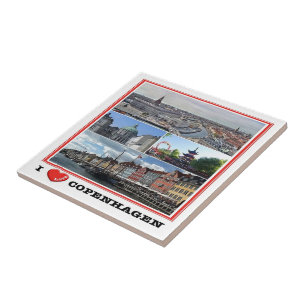 zDK014 KOPENHAGEN KOPENHAGEN I LIEBE, Fliese