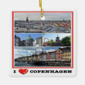 zDK014 KOPENHAGEN KOPENHAGEN I Liebe, Keramikornament (Vorderseite)