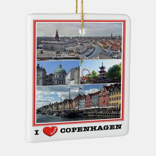 zDK014 KOPENHAGEN KOPENHAGEN I LIEBE, Keramikornament (Rechts)