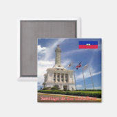 zDO013 SANTIAGO DE LOS CABALLELOS, Kühlschrank Magnet (Vorderseite/Rückseite)