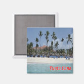 zDO016 PUNTA CAN, Dominikanische Republik, Kühlsch Magnet (Vorderseite/Rückseite)