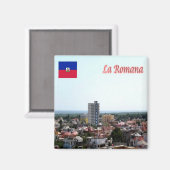 zDO018 LA ROMANA, Dominikanische Republik, Kühlsch Magnet (Vorderseite/Rückseite)
