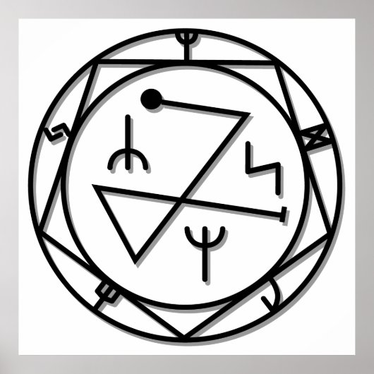 Zdravje Magični Znak Poster (Vorne)