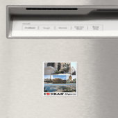 zDZ007 ORAN I Love, Mosaic Algeria, Africa, Fridge Magnet (In Situ (Geschirrspüler))