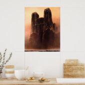 Zdzislaw Beksinski Kunstmalerei Poster (Küche)