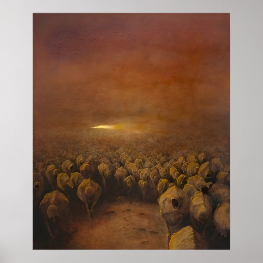 Zdzislaw-Beksinski-Kunststil Poster (Vorne)