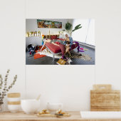 ZE! x CW - Die brennenden Kalorien nachfüllen Poster (Küche)