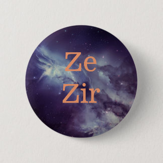 Ze Zir Pronomen-Button Button