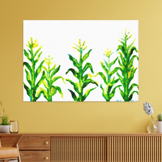 Zea mays leinwanddruck (Insitu (Wohnzimmer))