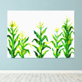 Zea mays leinwanddruck (Insitu (Holzboden))