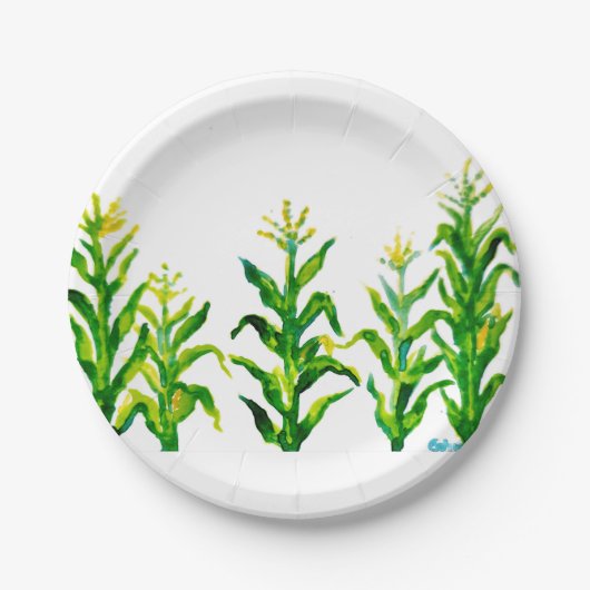 Zea mays pappteller (Vorderseite)
