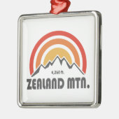 Zealand Mountain New Hampshire Ornament Aus Metall (Links)