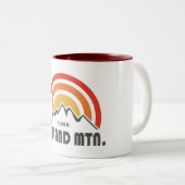 Zealand Mountain New Hampshire Zweifarbige Tasse (VorderseiteRechts)