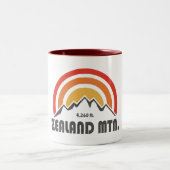Zealand Mountain New Hampshire Zweifarbige Tasse (Mittel)