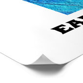 Zealandia Erdenneuster Kontinent Poster (Ecke)