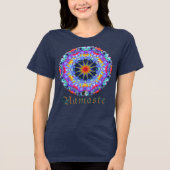 Zealous Namaste Kaleidoscope Tri-Blend Shirt (Vorderseite)