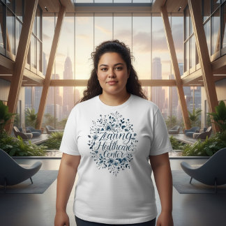 Zearing Gesundheitszentrum-Blume T-Shirt