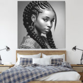 Zeba Der Power des Zeus Leinwanddruck (Insitu (Schlafzimmer))