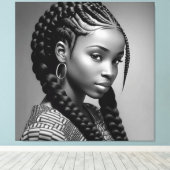 Zeba Der Power des Zeus Leinwanddruck (Insitu (Holzboden))