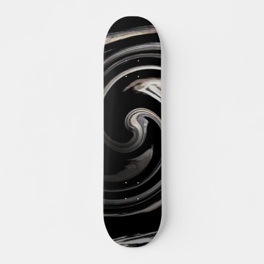 Zebara Swirl Skateboard (Vorne)