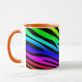 Zebbra Stripes Regenbogen Tasse (Links)