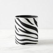 Zebbra Stripes Schwarzweiss Tasse (Zentrum)