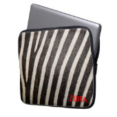 ZEBRA 13" Laptop-Hülse ZebraSkin Entwurf Laptopschutzhülle (Vorderseite Links)