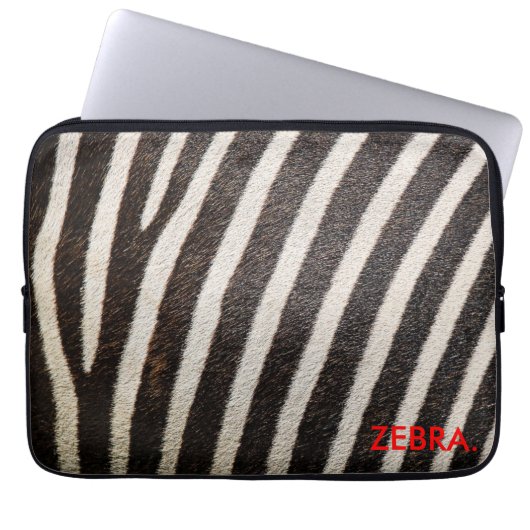 ZEBRA 13" Laptop-Hülse ZebraSkin Entwurf Laptopschutzhülle (Vorderseite)
