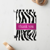 Zebra 16 . Geburtstag Einladung (Vorderseite/Rückseite Beispiel)