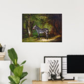 Zebra (1763) Gemälde von George Stubbs Poster (Heimbüro)