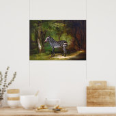 Zebra (1763) Gemälde von George Stubbs Poster (Küche)