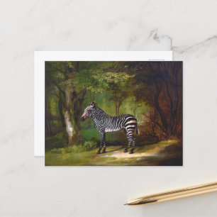 Zebra (1763) Gemälde von George Stubbs Postkarte