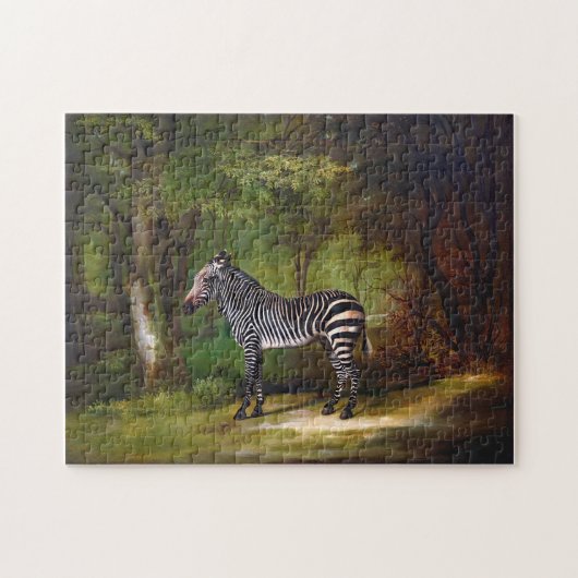 Zebra (1763) Gemälde von George Stubbs Puzzle (Horizontal)